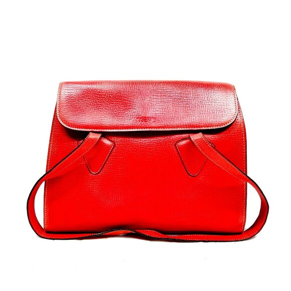 Loewe Handbags - LOEWE Shoulder Bag Red Leather